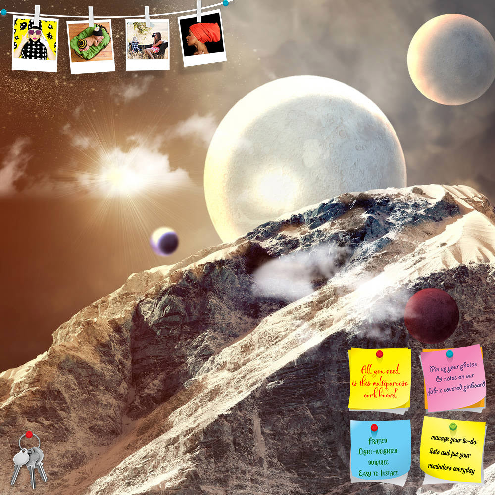 ArtzFolio Planets In Fantastic Space D1 Printed Bulletin Board Notice Pin Board Soft Board | Frameless-Bulletin Boards Frameless-AZSAO17431025BLB_FL_L-Image Code 5001951 Vishnu Image Folio Pvt Ltd, IC 5001951, ArtzFolio, Bulletin Boards Frameless, Fantasy, Places, Digital Art, planets, in, fantastic, space, d1, printed, bulletin, board, notice, pin, soft, frameless, image, against, dark, background, pin up board, push pin board, extra large cork board, big pin board, notice board, small bulletin board, cork