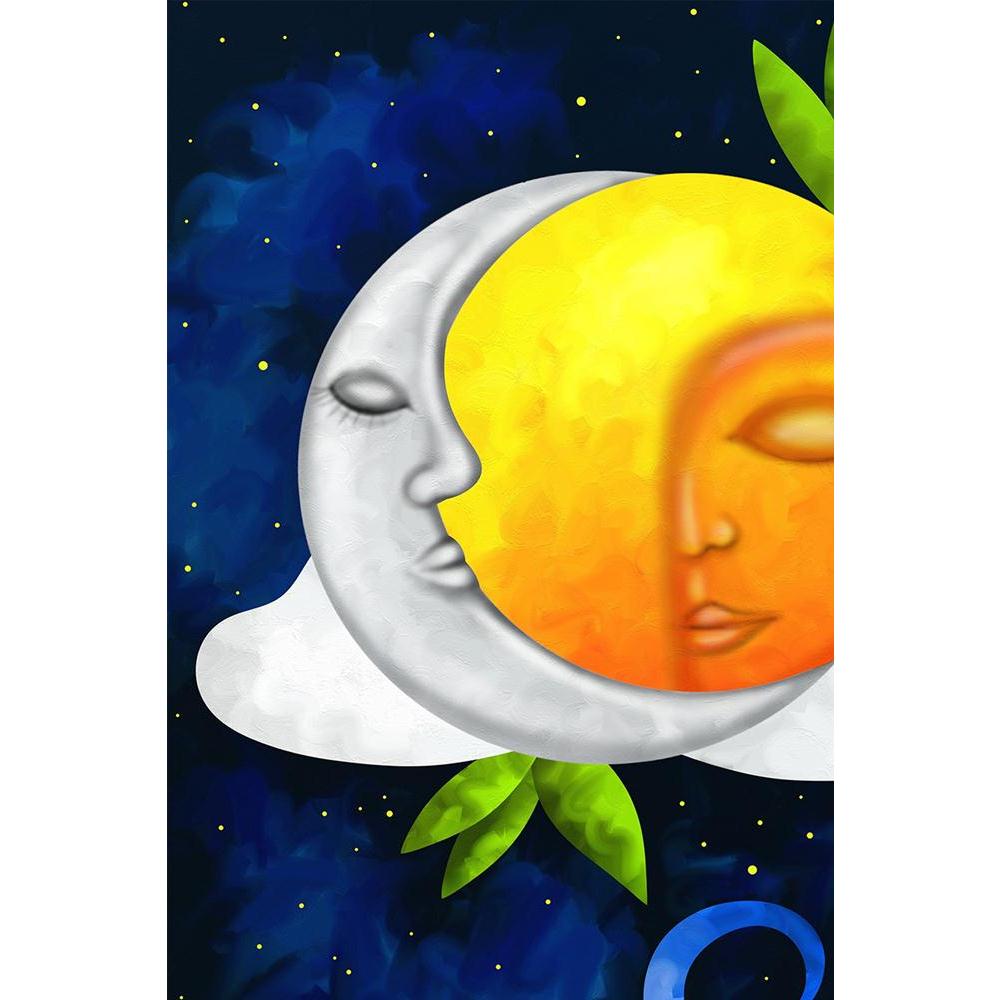 ArtzFolio Sun & Moon Unframed Paper Poster-Paper Posters Unframed-AZART17446433POS_UN_L-Image Code 5001953 Vishnu Image Folio Pvt Ltd, IC 5001953, ArtzFolio, Paper Posters Unframed, Kids, Digital Art, sun, moon, unframed, paper, poster, wall, large, size, for, living, room, home, decoration, big, framed, decor, posters, pitaara, box, modern, art, with, frame, bedroom, amazonbasics, door, drawing, small, decorative, office, reception, multiple, friends, images, reprints, reprint, bathroom, designer, painting