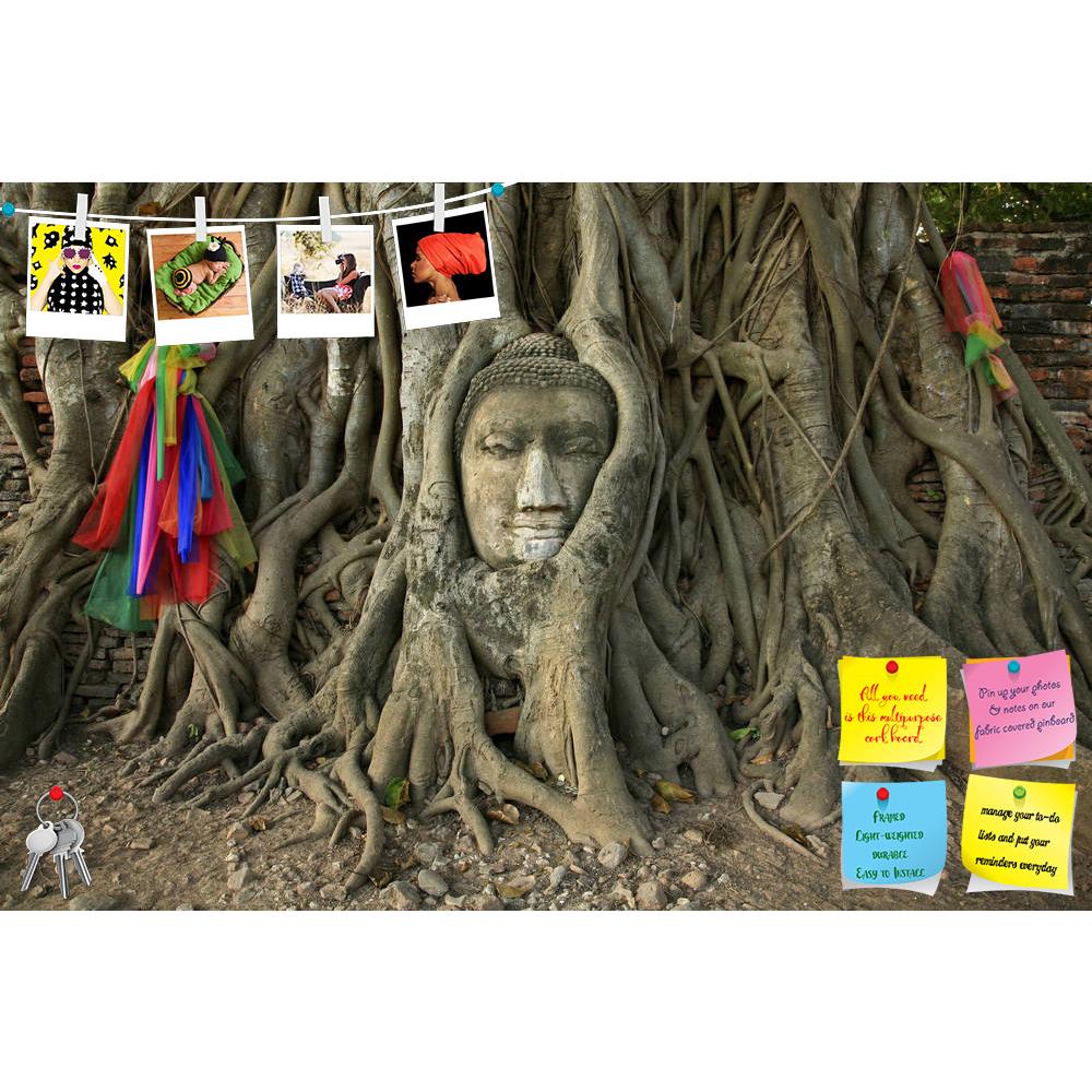 ArtzFolio Wat Mahathat Buddha Head In Tree Ayutthaya Printed Bulletin Board Notice Pin Board Soft Board | Frameless-Bulletin Boards Frameless-AZSAO17548805BLB_FL_L-Image Code 5001966 Vishnu Image Folio Pvt Ltd, IC 5001966, ArtzFolio, Bulletin Boards Frameless, Religious, Photography, wat, mahathat, buddha, head, in, tree, ayutthaya, printed, bulletin, board, notice, pin, soft, frameless, pin up board, push pin board, extra large cork board, big pin board, notice board, small bulletin board, cork board, wall