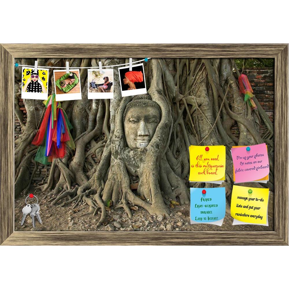 ArtzFolio Wat Mahathat Buddha Head In Tree Ayutthaya Printed Bulletin Board Notice Pin Board Soft Board | Framed-Bulletin Boards Framed-AZSAO17548805BLB_FR_L-Image Code 5001966 Vishnu Image Folio Pvt Ltd, IC 5001966, ArtzFolio, Bulletin Boards Framed, Religious, Photography, wat, mahathat, buddha, head, in, tree, ayutthaya, printed, bulletin, board, notice, pin, soft, framed, pin up board, push pin board, extra large cork board, big pin board, notice board, small bulletin board, cork board, wall notice boar