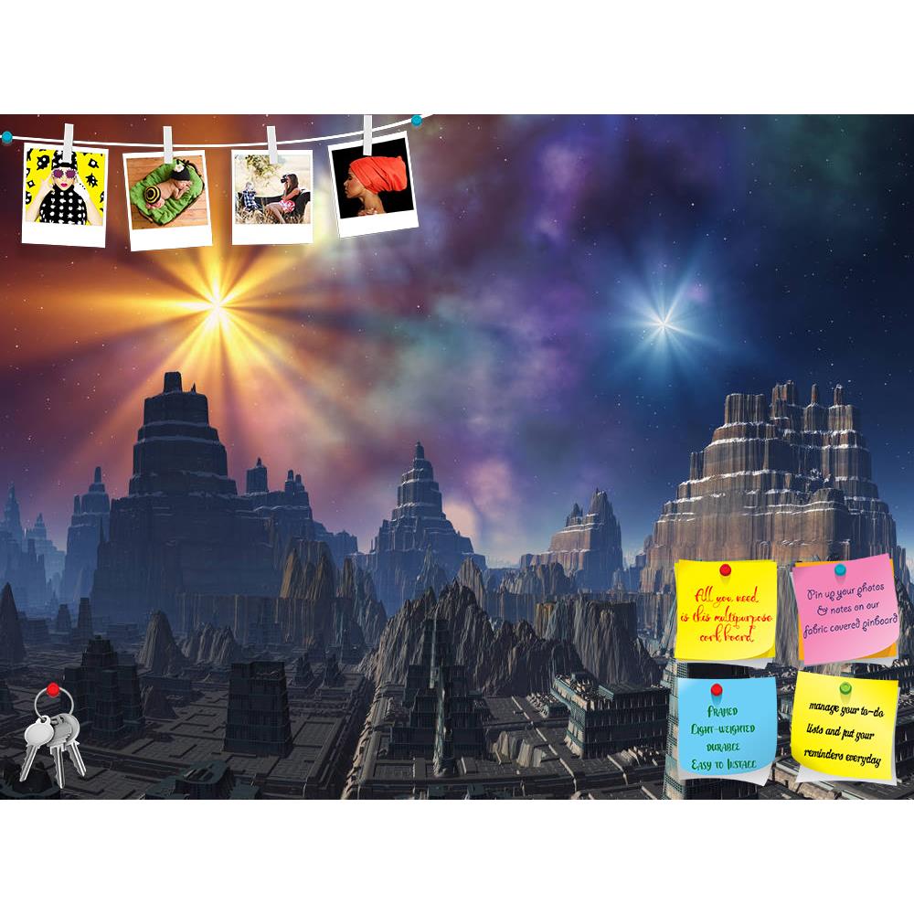 ArtzFolio Deserted Alien City Printed Bulletin Board Notice Pin Board Soft Board | Frameless-Bulletin Boards Frameless-AZSAO17585293BLB_FL_L-Image Code 5001968 Vishnu Image Folio Pvt Ltd, IC 5001968, ArtzFolio, Bulletin Boards Frameless, Fantasy, Places, Digital Art, deserted, alien, city, printed, bulletin, board, notice, pin, soft, frameless, pin up board, push pin board, extra large cork board, big pin board, notice board, small bulletin board, cork board, wall notice board, giant cork board, bulletin bo
