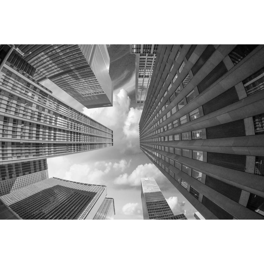 City Skyscrapers in a Fisheye Upward Street View Canvas Painting Synthetic Frame-Paintings MDF Framing-AFF_FR-IC 5001971 IC 5001971, American, Architecture, Automobiles, Business, Cities, City Views, Landmarks, Minimalism, Modern Art, Perspective, Places, Skylines, Transportation, Travel, Urban, Vehicles, city, skyscrapers, in, a, fisheye, upward, street, view, canvas, painting, synthetic, frame, americas, apple, avenue, big, building, buildings, cityscape, day, destination, financial, floors, high, large, 