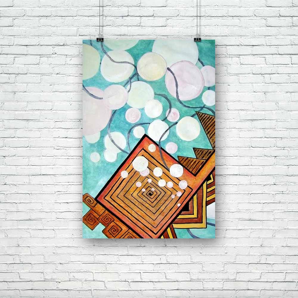 Gold Pyramid & White Bubbles D1 Unframed Paper Poster-Paper Posters Unframed-POS_UN-IC 5001978 IC 5001978, Art and Paintings, Black, Black and White, Digital, Digital Art, Drawing, Eygptian, Graphic, Icons, Illustrations, Paintings, Parents, Signs, Signs and Symbols, Symbols, White, gold, pyramid, bubbles, d1, unframed, paper, poster, aqua, art, artwork, bricks, composition, contrast, finance, financial, formal, free, golden, heavy, icon, illustration, light, line, money, original, painting, pictures, royal