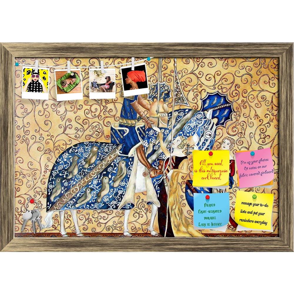 ArtzFolio Medival Artwork With King & Queen Printed Bulletin Board Notice Pin Board Soft Board | Framed-Bulletin Boards Framed-AZSAO17647087BLB_FR_L-Image Code 5001980 Vishnu Image Folio Pvt Ltd, IC 5001980, ArtzFolio, Bulletin Boards Framed, Surrealism, Fine Art Reprint, medival, artwork, with, king, queen, printed, bulletin, board, notice, pin, soft, framed, painting, tapestry, pin up board, push pin board, extra large cork board, big pin board, notice board, small bulletin board, cork board, wall notice 