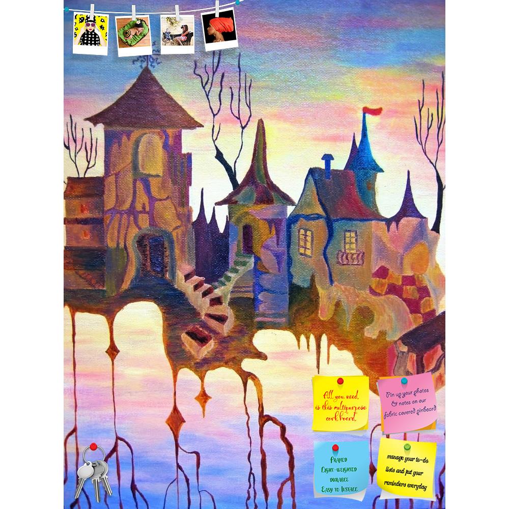 ArtzFolio Dream City In The Sky Printed Bulletin Board Notice Pin Board Soft Board | Frameless-Bulletin Boards Frameless-AZSAO17647102BLB_FL_L-Image Code 5001985 Vishnu Image Folio Pvt Ltd, IC 5001985, ArtzFolio, Bulletin Boards Frameless, Abstract, Fine Art Reprint, dream, city, in, the, sky, printed, bulletin, board, notice, pin, soft, frameless, oil, painting, fantasy, sunset, fairy, tail, style, building, pin up board, push pin board, extra large cork board, big pin board, notice board, small bulletin b