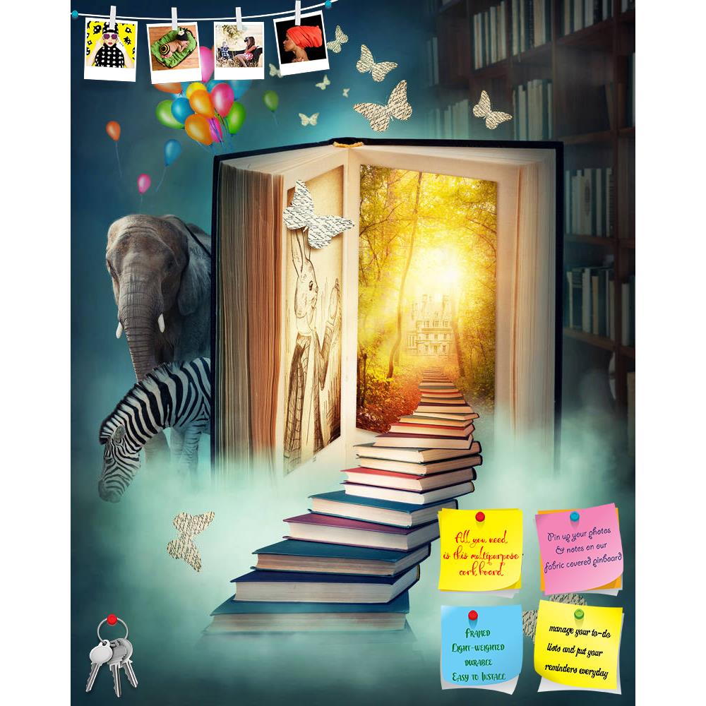 ArtzFolio Magic Book Printed Bulletin Board Notice Pin Board Soft Board | Frameless-Bulletin Boards Frameless-AZSAO17683057BLB_FL_L-Image Code 5001996 Vishnu Image Folio Pvt Ltd, IC 5001996, ArtzFolio, Bulletin Boards Frameless, Animals, Conceptual, Kids, Digital Art, magic, book, printed, bulletin, board, notice, pin, soft, frameless, upstairs, land, pin up board, push pin board, extra large cork board, big pin board, notice board, small bulletin board, cork board, wall notice board, giant cork board, bull