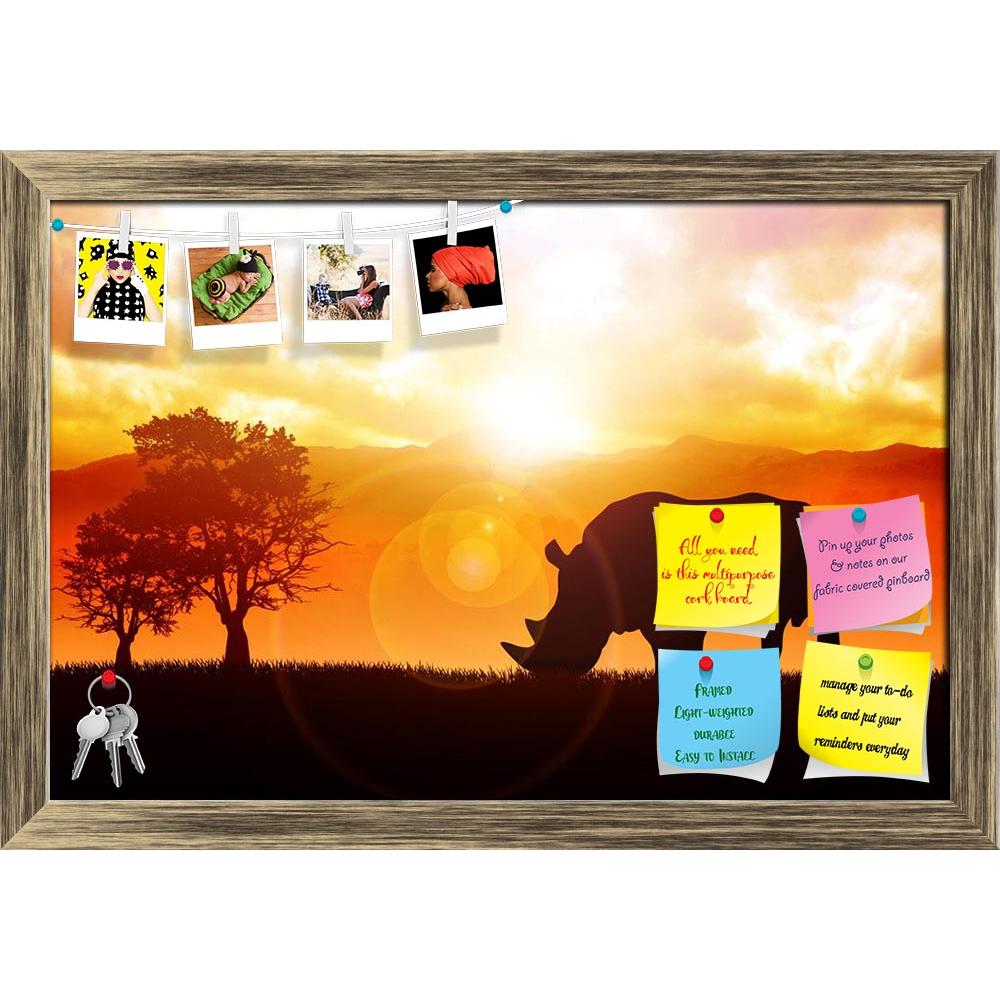 ArtzFolio Rchino Printed Bulletin Board Notice Pin Board Soft Board | Framed-Bulletin Boards Framed-AZSAO17697145BLB_FR_L-Image Code 5002001 Vishnu Image Folio Pvt Ltd, IC 5002001, ArtzFolio, Bulletin Boards Framed, Animals, Landscapes, Photography, rchino, printed, bulletin, board, notice, pin, soft, framed, silhouette, illustration, rhino, pin up board, push pin board, extra large cork board, big pin board, notice board, small bulletin board, cork board, wall notice board, giant cork board, bulletin board