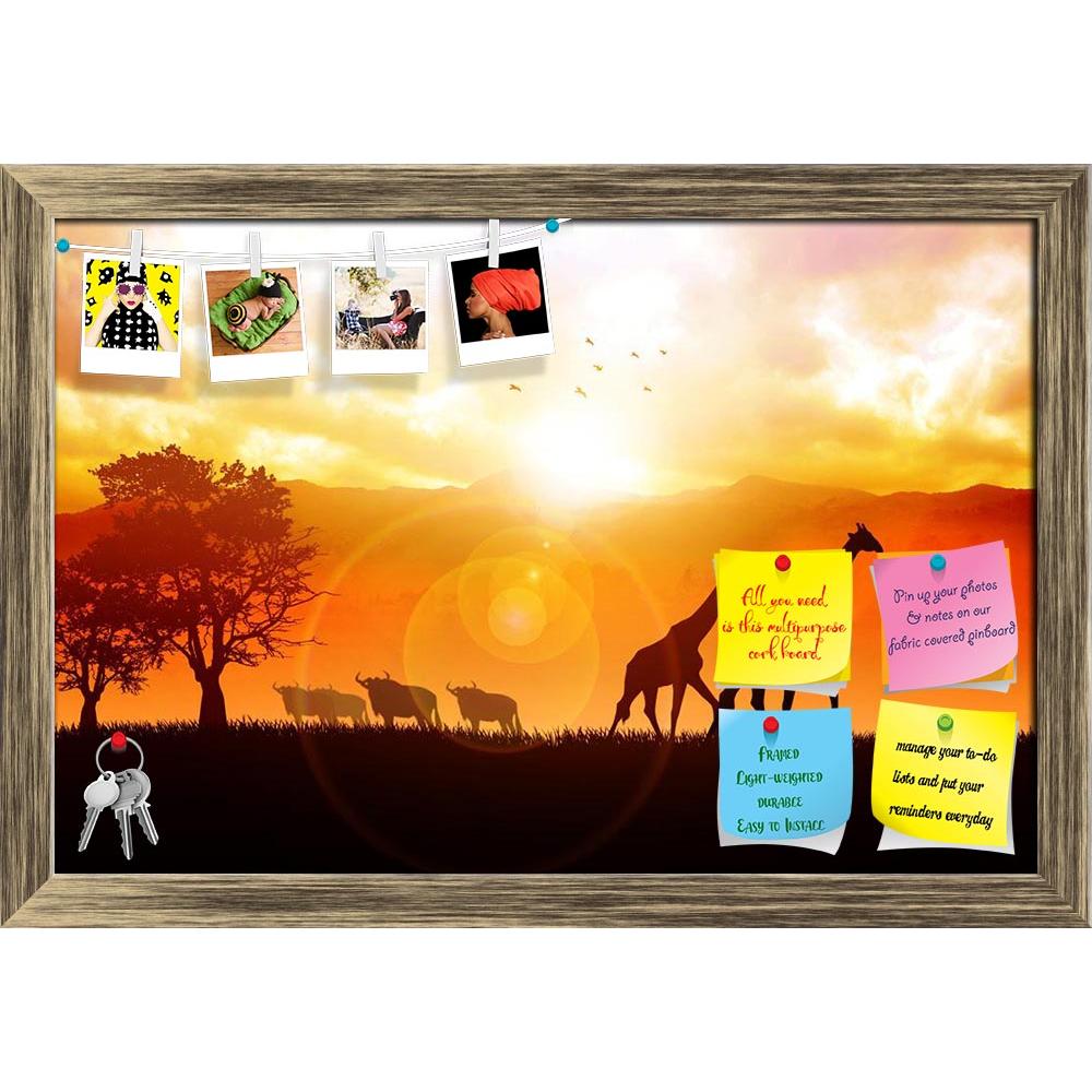 ArtzFolio African Wildlife Printed Bulletin Board Notice Pin Board Soft Board | Framed-Bulletin Boards Framed-AZSAO17697169BLB_FR_L-Image Code 5002002 Vishnu Image Folio Pvt Ltd, IC 5002002, ArtzFolio, Bulletin Boards Framed, Animals, Landscapes, Photography, african, wildlife, printed, bulletin, board, notice, pin, soft, framed, silhouette, illustration, pin up board, push pin board, extra large cork board, big pin board, notice board, small bulletin board, cork board, wall notice board, giant cork board, 