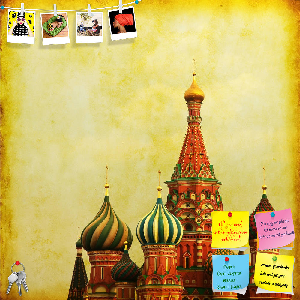 ArtzFolio Saint Basil Cathedral At Red Square, Moscow Russia Printed Bulletin Board Notice Pin Board Soft Board | Frameless-Bulletin Boards Frameless-AZSAO17702933BLB_FL_L-Image Code 5002003 Vishnu Image Folio Pvt Ltd, IC 5002003, ArtzFolio, Bulletin Boards Frameless, Places, Vintage, Photography, saint, basil, cathedral, at, red, square, moscow, russia, printed, bulletin, board, notice, pin, soft, frameless, retro, image, s, church, architecture, famous, place, kremlin, orthodox, religion, sky, culture, ru