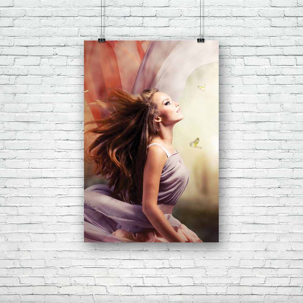 Girl In Fantasy Mystical Unframed Paper Poster-Paper Posters Unframed-POS_UN-IC 5002012 IC 5002012, Art and Paintings, Black, Black and White, Fantasy, Fashion, Individuals, People, Portraits, girl, in, mystical, unframed, paper, poster, beauty, woman, butterfly, model, hair, mariposa, magical, beautiful, princess, moda, spring, girls, background, mystery, magic, models, dress, papillon, art, blowing, castle, chiffon, clothes, clothing, dark, dream, elegance, elegant, evening, female, flowing, flying, glamo