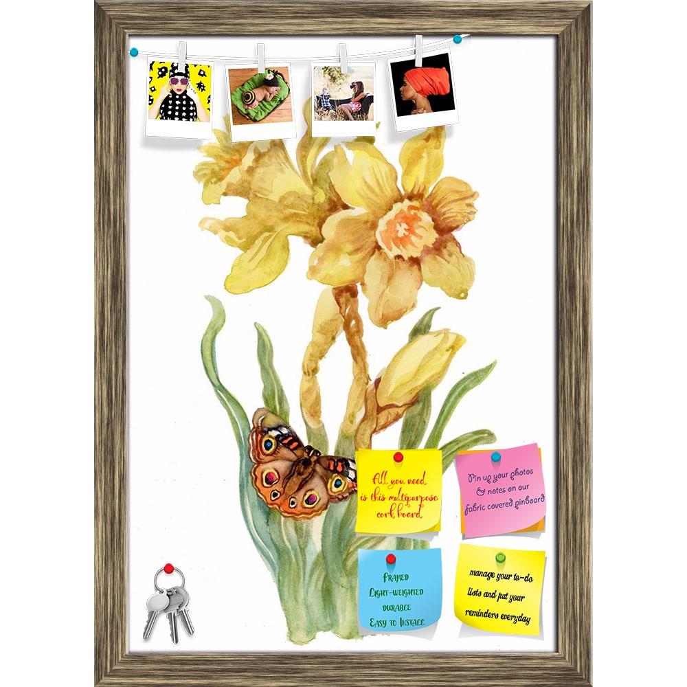 ArtzFolio Yellow Narcissus Printed Bulletin Board Notice Pin Board Soft Board | Framed-Bulletin Boards Framed-AZSAO17788915BLB_FR_L-Image Code 5002019 Vishnu Image Folio Pvt Ltd, IC 5002019, ArtzFolio, Bulletin Boards Framed, Floral, Fine Art Reprint, yellow, narcissus, printed, bulletin, board, notice, pin, soft, framed, white, background, pin up board, push pin board, extra large cork board, big pin board, notice board, small bulletin board, cork board, wall notice board, giant cork board, bulletin board,