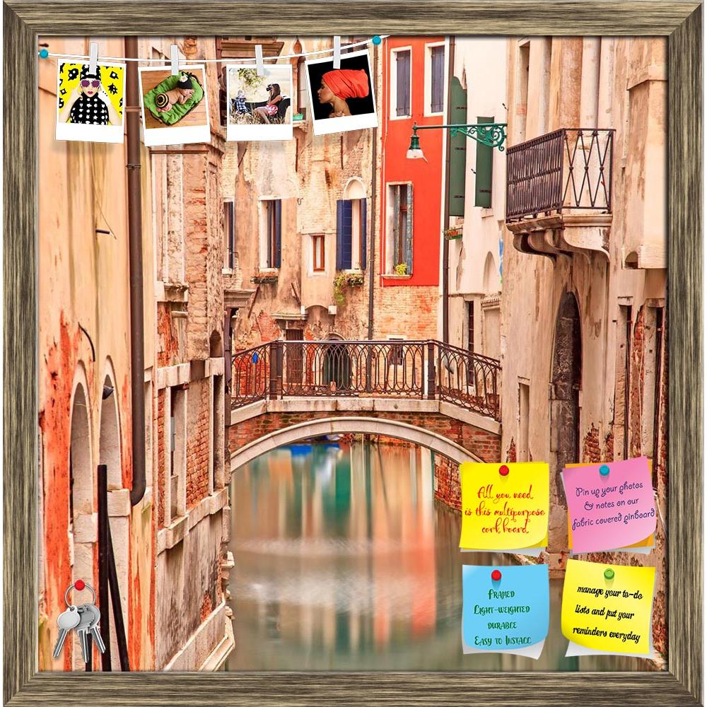 ArtzFolio Venice Bridge On Water Canal Printed Bulletin Board Notice Pin Board Soft Board | Framed-Bulletin Boards Framed-AZSAO17811076BLB_FR_L-Image Code 5002022 Vishnu Image Folio Pvt Ltd, IC 5002022, ArtzFolio, Bulletin Boards Framed, Places, Photography, venice, bridge, on, water, canal, printed, bulletin, board, notice, pin, soft, framed, traditional, architecture, long, exposure, pin up board, push pin board, extra large cork board, big pin board, notice board, small bulletin board, cork board, wall n
