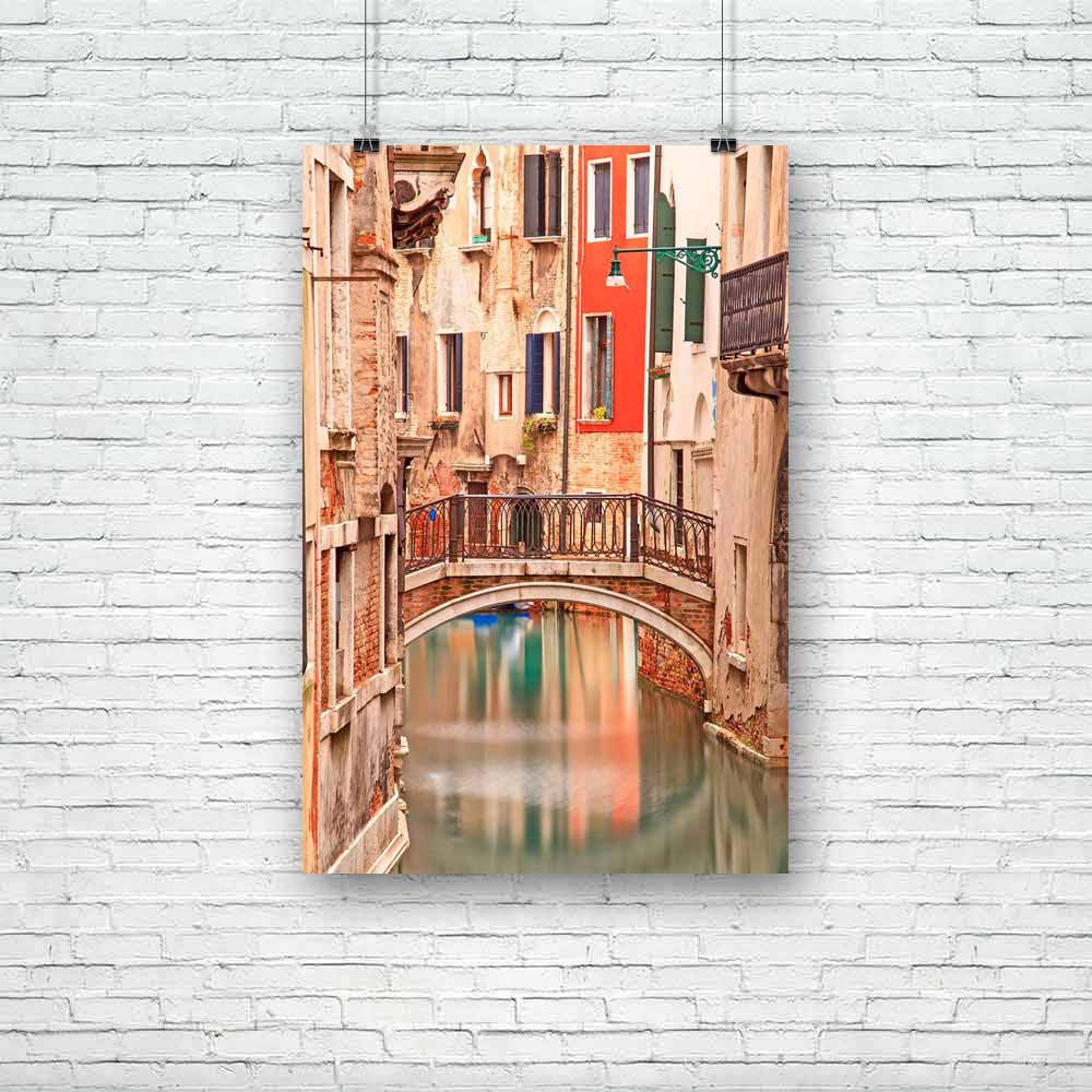 Venice Bridge On Water Canal Unframed Paper Poster-Paper Posters Unframed-POS_UN-IC 5002022 IC 5002022, Ancient, Architecture, Arrows, Automobiles, Baroque, Cities, City Views, Culture, Ethnic, Historical, Holidays, Italian, Landmarks, Landscapes, Medieval, Photography, Places, Rococo, Scenic, Traditional, Transportation, Travel, Tribal, Urban, Vehicles, Vintage, World Culture, venice, bridge, on, water, canal, unframed, paper, poster, brick, building, city, cityscape, destination, empty, europe, european, 