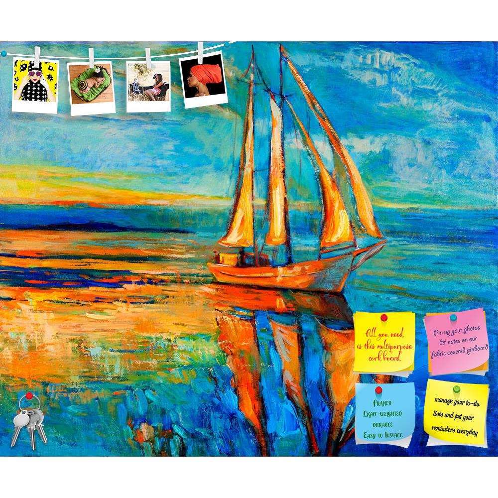 ArtzFolio Artwork Of Sail Ship & Sea D1 Printed Bulletin Board Notice Pin Board Soft Board | Frameless-Bulletin Boards Frameless-AZSAO17851970BLB_FL_L-Image Code 5002024 Vishnu Image Folio Pvt Ltd, IC 5002024, ArtzFolio, Bulletin Boards Frameless, Landscapes, Fine Art Reprint, artwork, of, sail, ship, sea, d1, printed, bulletin, board, notice, pin, soft, frameless, original, oil, painting, canvas.sunset, ocean.modern, impressionism, pin up board, push pin board, extra large cork board, big pin board, notice