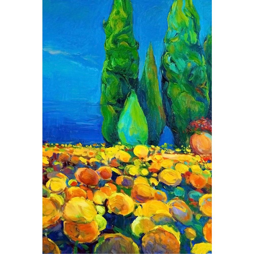 ArtzFolio Artwork Of Green Trees & Yellow Flowers Unframed Paper Poster-Paper Posters Unframed-AZART17851971POS_UN_L-Image Code 5002025 Vishnu Image Folio Pvt Ltd, IC 5002025, ArtzFolio, Paper Posters Unframed, Landscapes, Fine Art Reprint, artwork, of, green, trees, yellow, flowers, unframed, paper, poster, wall, large, size, for, living, room, home, decoration, big, framed, decor, posters, pitaara, box, modern, art, with, frame, bedroom, amazonbasics, door, drawing, small, decorative, office, reception, m