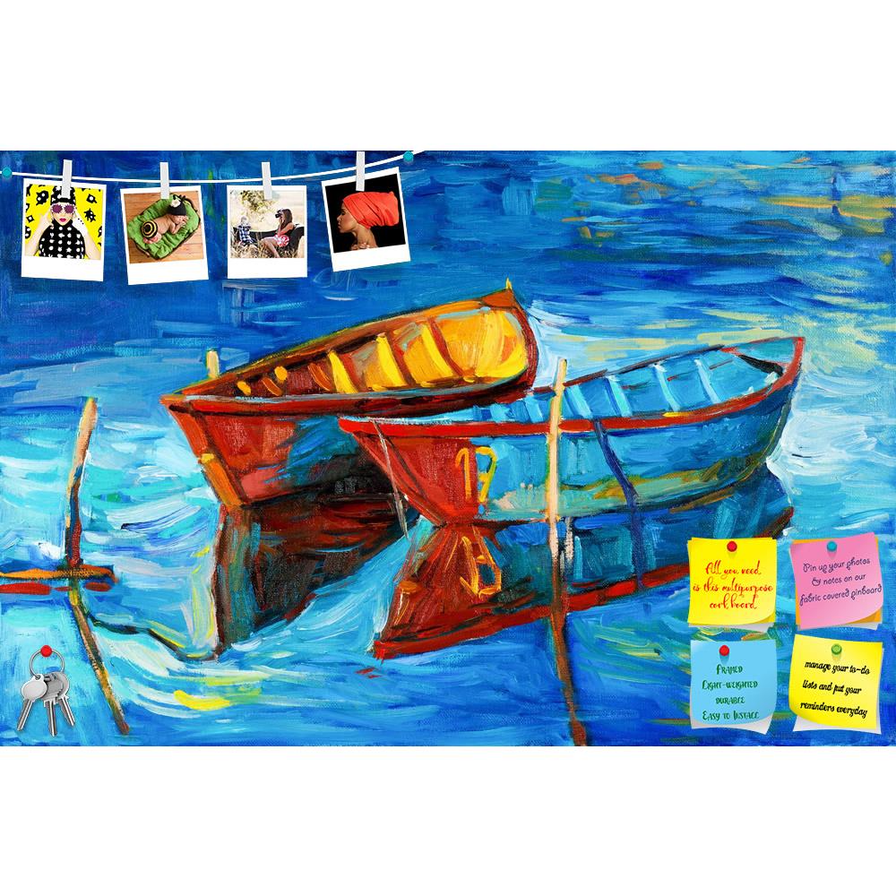 ArtzFolio Artwork Of Boats & Sea D1 Printed Bulletin Board Notice Pin Board Soft Board | Frameless-Bulletin Boards Frameless-AZSAO17851972BLB_FL_L-Image Code 5002026 Vishnu Image Folio Pvt Ltd, IC 5002026, ArtzFolio, Bulletin Boards Frameless, Landscapes, Fine Art Reprint, artwork, of, boats, sea, d1, printed, bulletin, board, notice, pin, soft, frameless, original, oil, painting, canvas.sunset, ocean.modern, impressionism, pin up board, push pin board, extra large cork board, big pin board, notice board, s