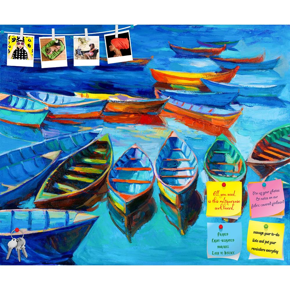 ArtzFolio Artwork Of Boats & Sea D2 Printed Bulletin Board Notice Pin Board Soft Board | Frameless-Bulletin Boards Frameless-AZSAO17851974BLB_FL_L-Image Code 5002027 Vishnu Image Folio Pvt Ltd, IC 5002027, ArtzFolio, Bulletin Boards Frameless, Landscapes, Fine Art Reprint, artwork, of, boats, sea, d2, printed, bulletin, board, notice, pin, soft, frameless, original, oil, painting, canvas.sunset, ocean.modern, impressionism, pin up board, push pin board, extra large cork board, big pin board, notice board, s