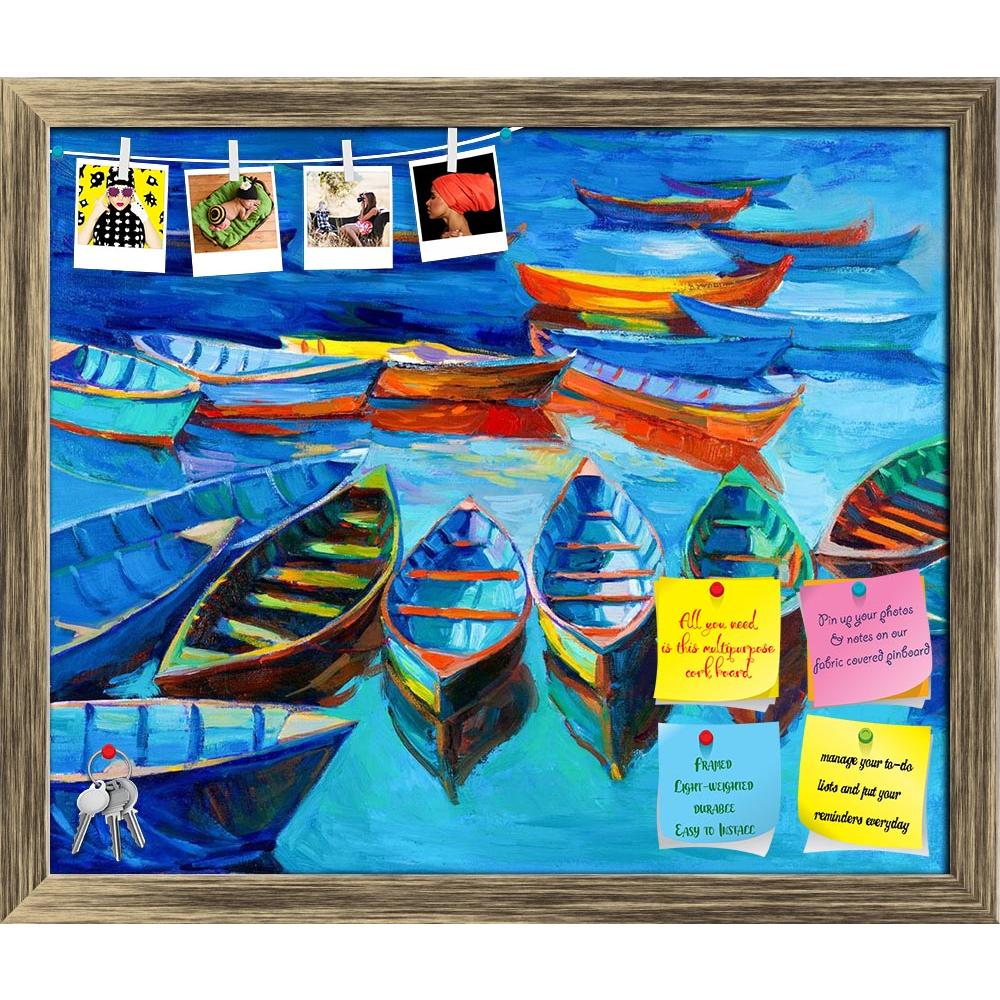 ArtzFolio Artwork Of Boats & Sea D2 Printed Bulletin Board Notice Pin Board Soft Board | Framed-Bulletin Boards Framed-AZSAO17851974BLB_FR_L-Image Code 5002027 Vishnu Image Folio Pvt Ltd, IC 5002027, ArtzFolio, Bulletin Boards Framed, Landscapes, Fine Art Reprint, artwork, of, boats, sea, d2, printed, bulletin, board, notice, pin, soft, framed, original, oil, painting, canvas.sunset, ocean.modern, impressionism, pin up board, push pin board, extra large cork board, big pin board, notice board, small bulleti