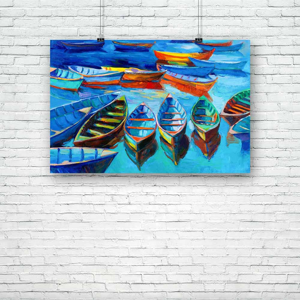 Boats & Sea D3 Unframed Paper Poster-Paper Posters Unframed-POS_UN-IC 5002027 IC 5002027, Abstract Expressionism, Abstracts, Art and Paintings, Automobiles, Boats, Drawing, Illustrations, Impressionism, Landscapes, Modern Art, Nature, Nautical, Paintings, Scenic, Semi Abstract, Signs, Signs and Symbols, Sketches, Sunsets, Transportation, Travel, Vehicles, Watercolour, sea, d3, unframed, paper, poster, oil, painting, abstract, acrylic, art, artist, artistic, artwork, backdrop, background, beach, blue, boat, 