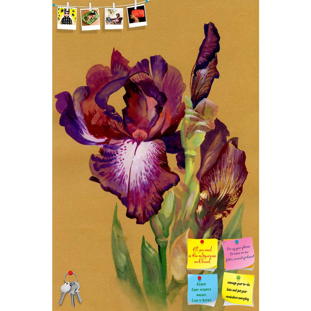 ArtzFolio Watercolor Flower Collection Printed Bulletin Board Notice Pin Board Soft Board | Frameless-Bulletin Boards Frameless-AZSAO17903064BLB_FL_L-Image Code 5002043 Vishnu Image Folio Pvt Ltd, IC 5002043, ArtzFolio, Bulletin Boards Frameless, Floral, Fine Art Reprint, watercolor, flower, collection, printed, bulletin, board, notice, pin, soft, frameless, collection:, iris, pin up board, push pin board, extra large cork board, big pin board, notice board, small bulletin board, cork board, wall notice boa