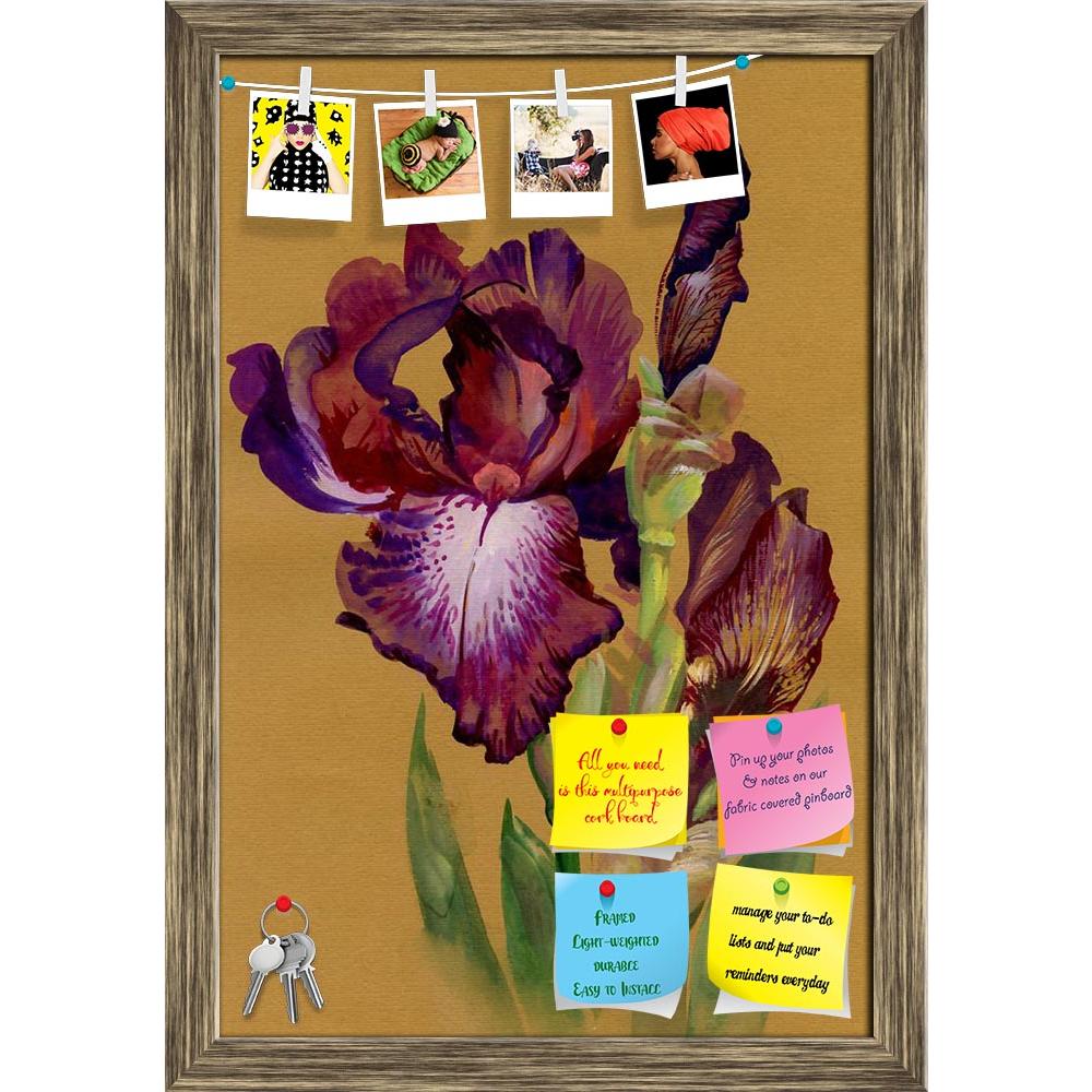 ArtzFolio Watercolor Flower Collection Printed Bulletin Board Notice Pin Board Soft Board | Framed-Bulletin Boards Framed-AZSAO17903064BLB_FR_L-Image Code 5002043 Vishnu Image Folio Pvt Ltd, IC 5002043, ArtzFolio, Bulletin Boards Framed, Floral, Fine Art Reprint, watercolor, flower, collection, printed, bulletin, board, notice, pin, soft, framed, collection:, iris, pin up board, push pin board, extra large cork board, big pin board, notice board, small bulletin board, cork board, wall notice board, giant co