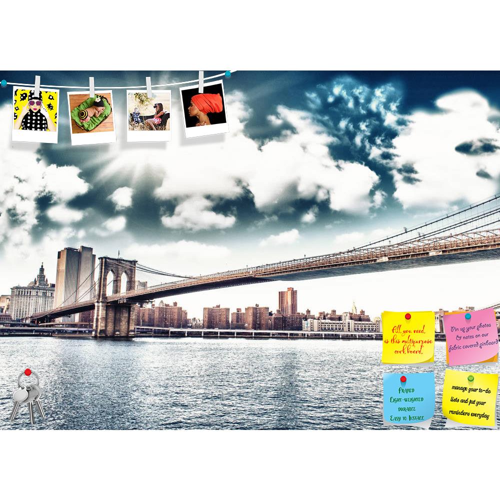 ArtzFolio Brooklyn Bridge At Sunset, New York, USA Printed Bulletin Board Notice Pin Board Soft Board | Frameless-Bulletin Boards Frameless-AZSAO17923659BLB_FL_L-Image Code 5002045 Vishnu Image Folio Pvt Ltd, IC 5002045, ArtzFolio, Bulletin Boards Frameless, Landscapes, Places, Photography, brooklyn, bridge, at, sunset, new, york, usa, printed, bulletin, board, notice, pin, soft, frameless, amazing, cityscape, skyscrapers, america, apartment, architecture, beauty, blue, buildings, business, city, downtown, 