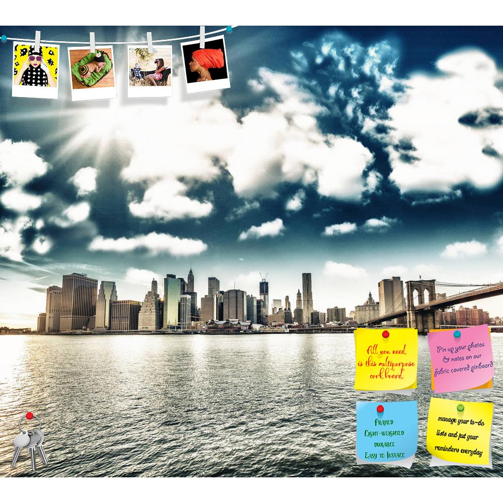 ArtzFolio Brooklyn Bridge & Manhattan Skyline, New York, USA Printed Bulletin Board Notice Pin Board Soft Board | Frameless-Bulletin Boards Frameless-AZSAO17923706BLB_FL_L-Image Code 5002046 Vishnu Image Folio Pvt Ltd, IC 5002046, ArtzFolio, Bulletin Boards Frameless, Landscapes, Places, Photography, brooklyn, bridge, manhattan, skyline, new, york, usa, printed, bulletin, board, notice, pin, soft, frameless, city, wonderful, sunset, view, america, apartment, architecture, building, business, cityscape, down