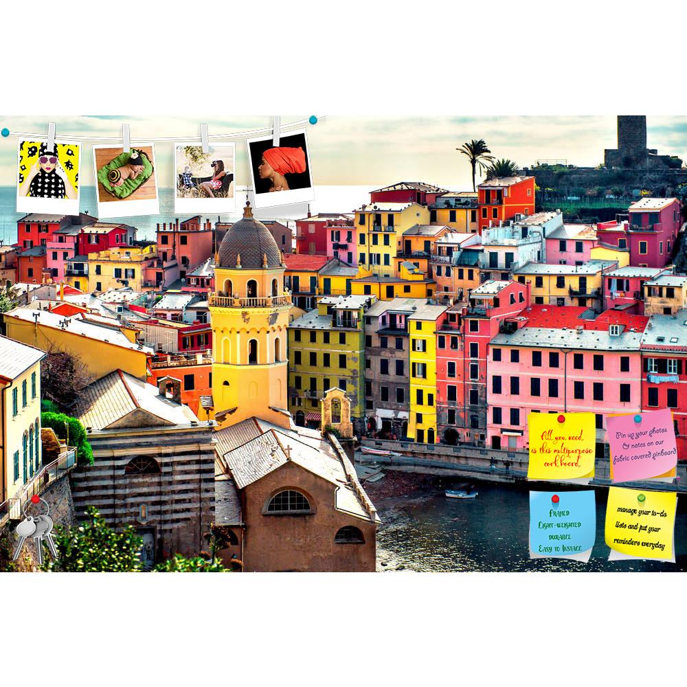 ArtzFolio View Of Vernazza Town, Liguria, Northwestern Italy Printed Bulletin Board Notice Pin Board Soft Board | Frameless-Bulletin Boards Frameless-AZSAO17935479BLB_FL_L-Image Code 5002052 Vishnu Image Folio Pvt Ltd, IC 5002052, ArtzFolio, Bulletin Boards Frameless, Places, Photography, view, of, vernazza, town, liguria, northwestern, italy, printed, bulletin, board, notice, pin, soft, frameless, comune, located, province, la, spezia, architecture, nature, landscape, resort, harbor, sea, buildings, houses