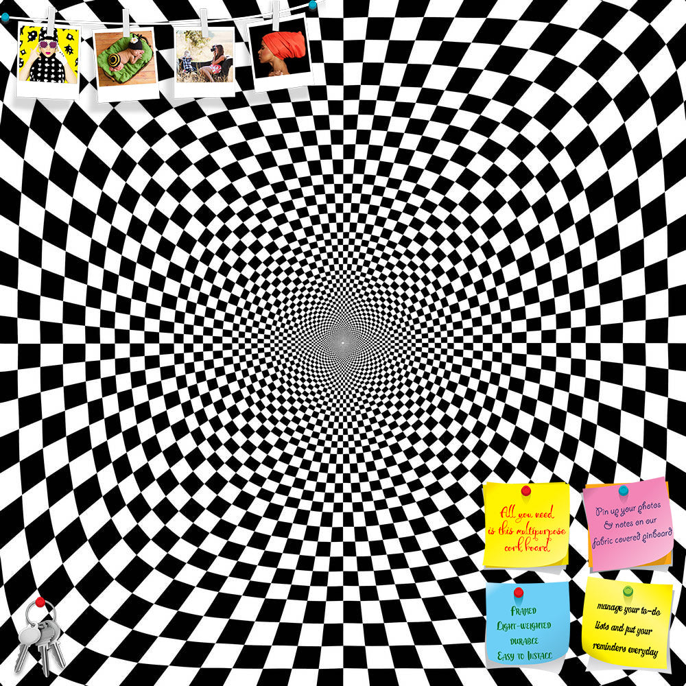 ArtzFolio Black & White Chess Printed Bulletin Board Notice Pin Board Soft Board | Frameless-Bulletin Boards Frameless-AZSAO17967447BLB_FL_L-Image Code 5002059 Vishnu Image Folio Pvt Ltd, IC 5002059, ArtzFolio, Bulletin Boards Frameless, Abstract, Digital Art, black, white, chess, printed, bulletin, board, notice, pin, soft, frameless, optical, illusion, background, pin up board, push pin board, extra large cork board, big pin board, notice board, small bulletin board, cork board, wall notice board, giant c