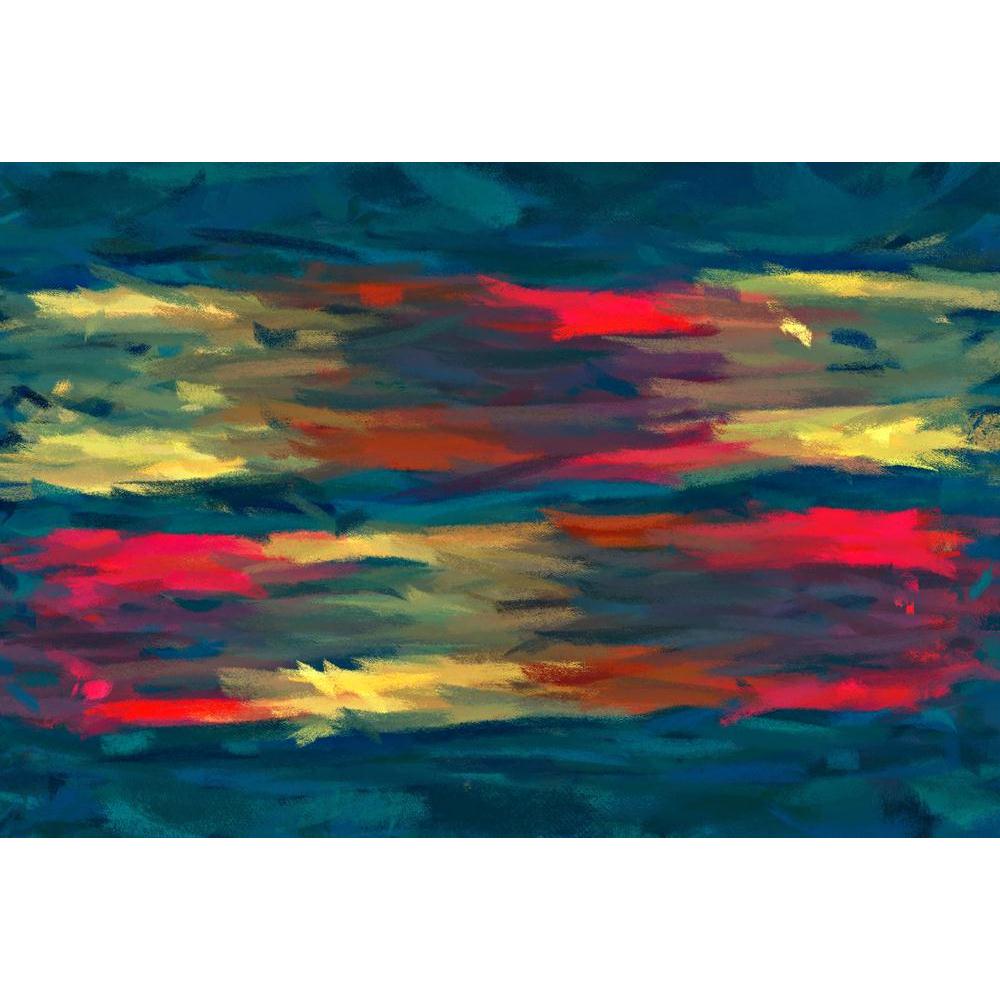 Abstract Art Canvas Painting Synthetic Frame - Paintings MDF Framing - ArtzFolio.com