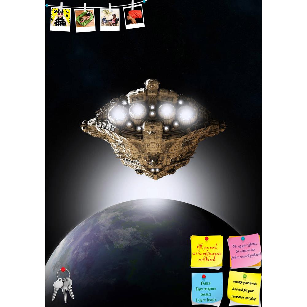 ArtzFolio Spaceship In Orbit Around An Earthlike Planet Printed Bulletin Board Notice Pin Board Soft Board | Frameless-Bulletin Boards Frameless-AZSAO18007019BLB_FL_L-Image Code 5002066 Vishnu Image Folio Pvt Ltd, IC 5002066, ArtzFolio, Bulletin Boards Frameless, Fantasy, Places, Digital Art, spaceship, in, orbit, around, an, earthlike, planet, printed, bulletin, board, notice, pin, soft, frameless, illustrated, science, fiction, scene, sun, rising, 3d, digitally, rendered, illustration, pin up board, push 