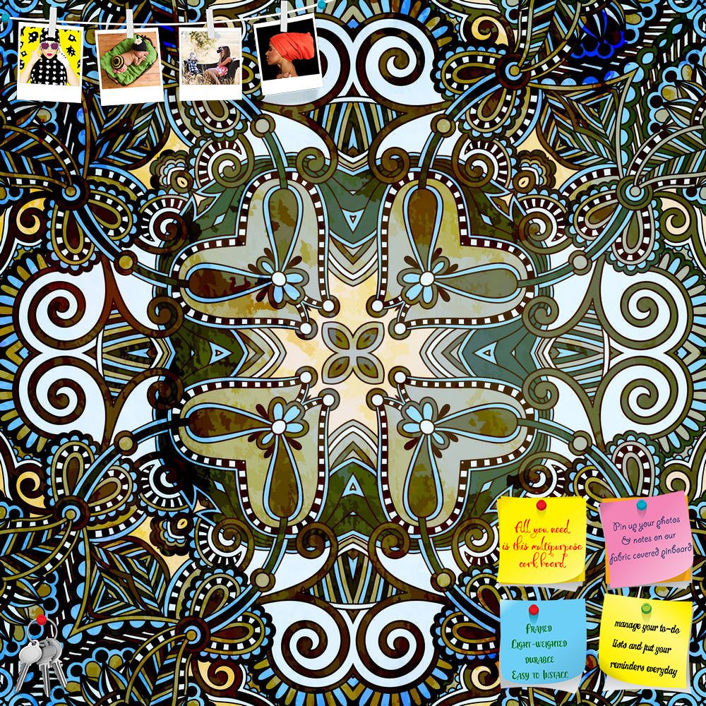 ArtzFolio Ornamental Floral Paisley Bandanna D5 Printed Bulletin Board Notice Pin Board Soft Board | Frameless-Bulletin Boards Frameless-AZSAO18016027BLB_FL_L-Image Code 5002068 Vishnu Image Folio Pvt Ltd, IC 5002068, ArtzFolio, Bulletin Boards Frameless, Abstract, Digital Art, ornamental, floral, paisley, bandanna, d5, printed, bulletin, board, notice, pin, soft, frameless, traditional, use, this, pattern, design, carpet, shawl, pillow, cushion, pin up board, push pin board, extra large cork board, big pin