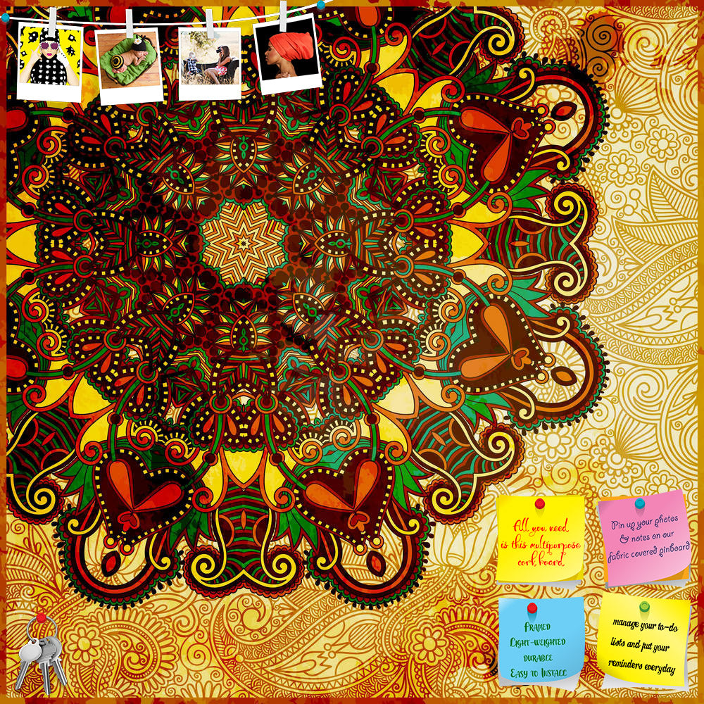 ArtzFolio Ornamental Circle With Floral Background Printed Bulletin Board Notice Pin Board Soft Board | Frameless-Bulletin Boards Frameless-AZSAO18016028BLB_FL_L-Image Code 5002069 Vishnu Image Folio Pvt Ltd, IC 5002069, ArtzFolio, Bulletin Boards Frameless, Abstract, Digital Art, ornamental, circle, with, floral, background, printed, bulletin, board, notice, pin, soft, frameless, grunge, template, pin up board, push pin board, extra large cork board, big pin board, notice board, small bulletin board, cork 