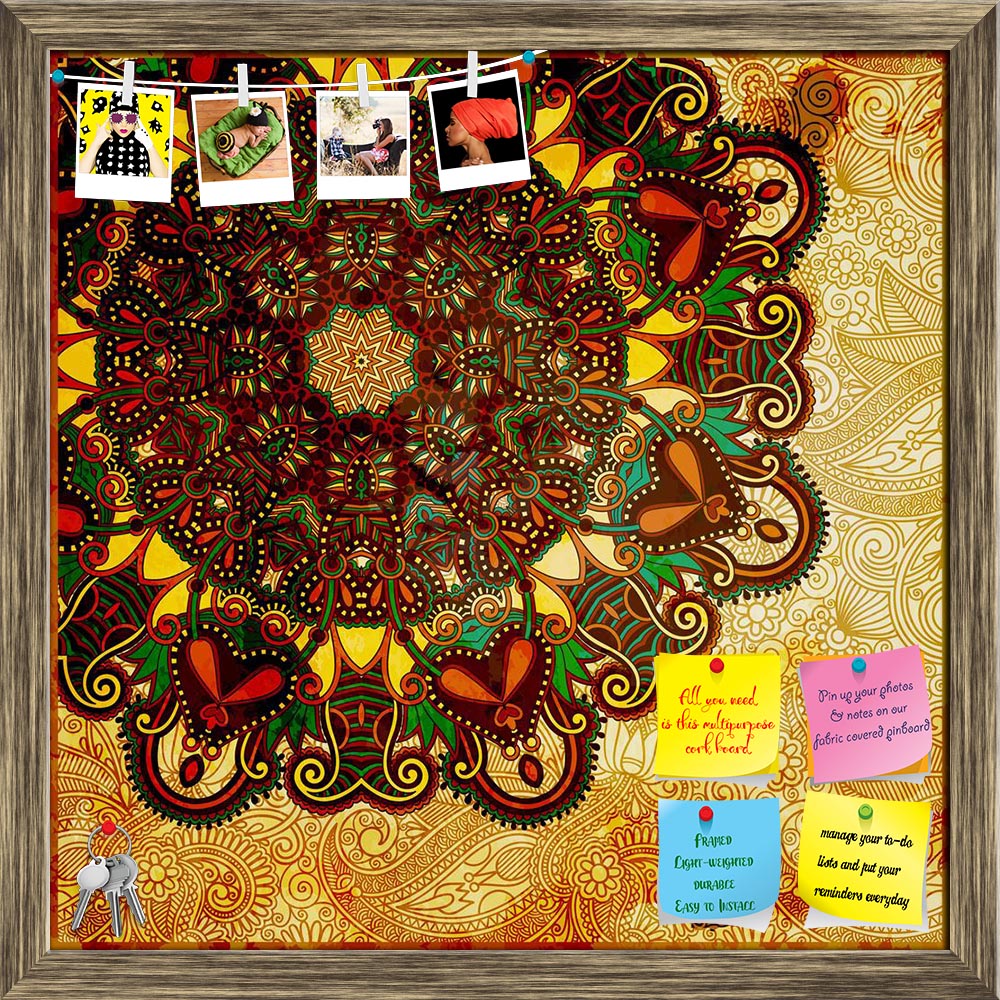 ArtzFolio Ornamental Circle With Floral Background Printed Bulletin Board Notice Pin Board Soft Board | Framed-Bulletin Boards Framed-AZSAO18016028BLB_FR_L-Image Code 5002069 Vishnu Image Folio Pvt Ltd, IC 5002069, ArtzFolio, Bulletin Boards Framed, Abstract, Digital Art, ornamental, circle, with, floral, background, printed, bulletin, board, notice, pin, soft, framed, grunge, template, pin up board, push pin board, extra large cork board, big pin board, notice board, small bulletin board, cork board, wall 