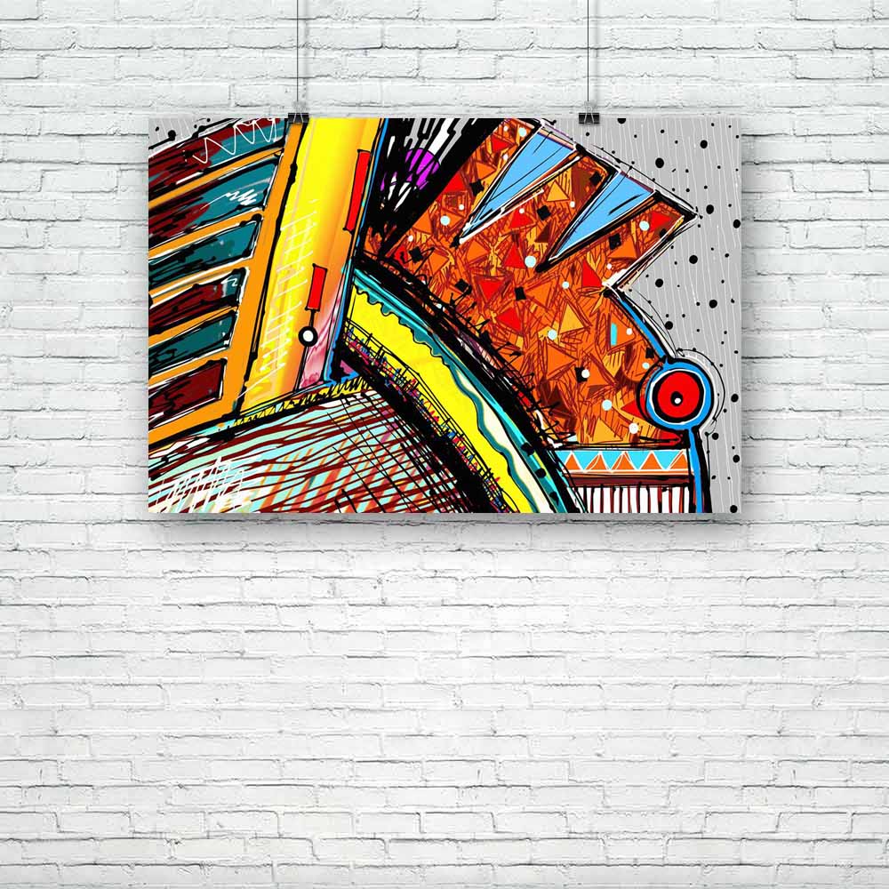 Abstract Art Work D2 Unframed Paper Poster - Paper Posters Unframed - ArtzFolio.com