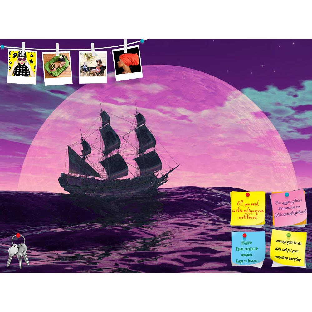 ArtzFolio Flying Dutchman Printed Bulletin Board Notice Pin Board Soft Board | Frameless-Bulletin Boards Frameless-AZSAO18060237BLB_FL_L-Image Code 5002081 Vishnu Image Folio Pvt Ltd, IC 5002081, ArtzFolio, Bulletin Boards Frameless, Landscapes, Digital Art, flying, dutchman, printed, bulletin, board, notice, pin, soft, frameless, boat, floating, ocean, front, very, big, full, moon, violet, night, pin up board, push pin board, extra large cork board, big pin board, notice board, small bulletin board, cork b
