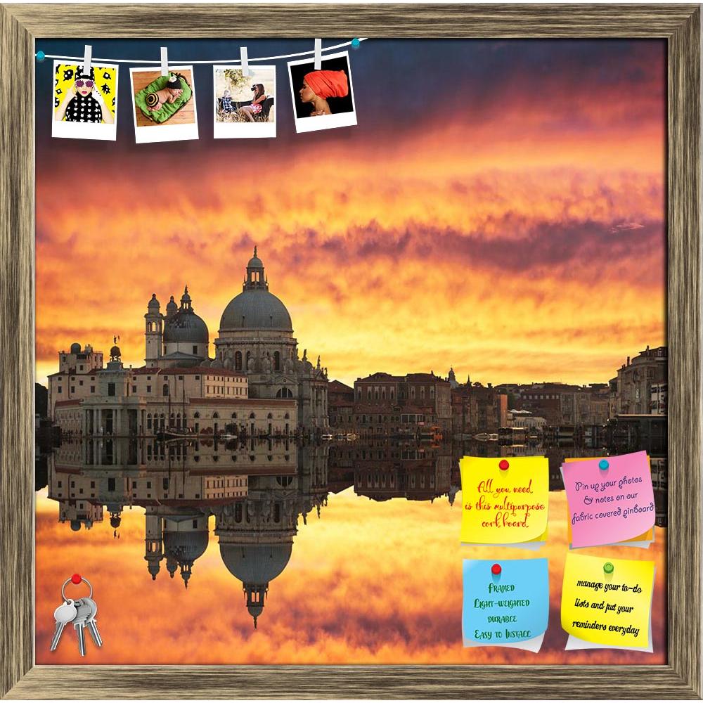 ArtzFolio Sunset Grand Canal & Santa Maria Della, Venice Italy Printed Bulletin Board Notice Pin Board Soft Board | Framed-Bulletin Boards Framed-AZSAO18078374BLB_FR_L-Image Code 5002087 Vishnu Image Folio Pvt Ltd, IC 5002087, ArtzFolio, Bulletin Boards Framed, Places, Photography, sunset, grand, canal, santa, maria, della, venice, italy, printed, bulletin, board, notice, pin, soft, framed, gorgeous, over, basilica, salute, beautiful, reflections, pin up board, push pin board, extra large cork board, big pi