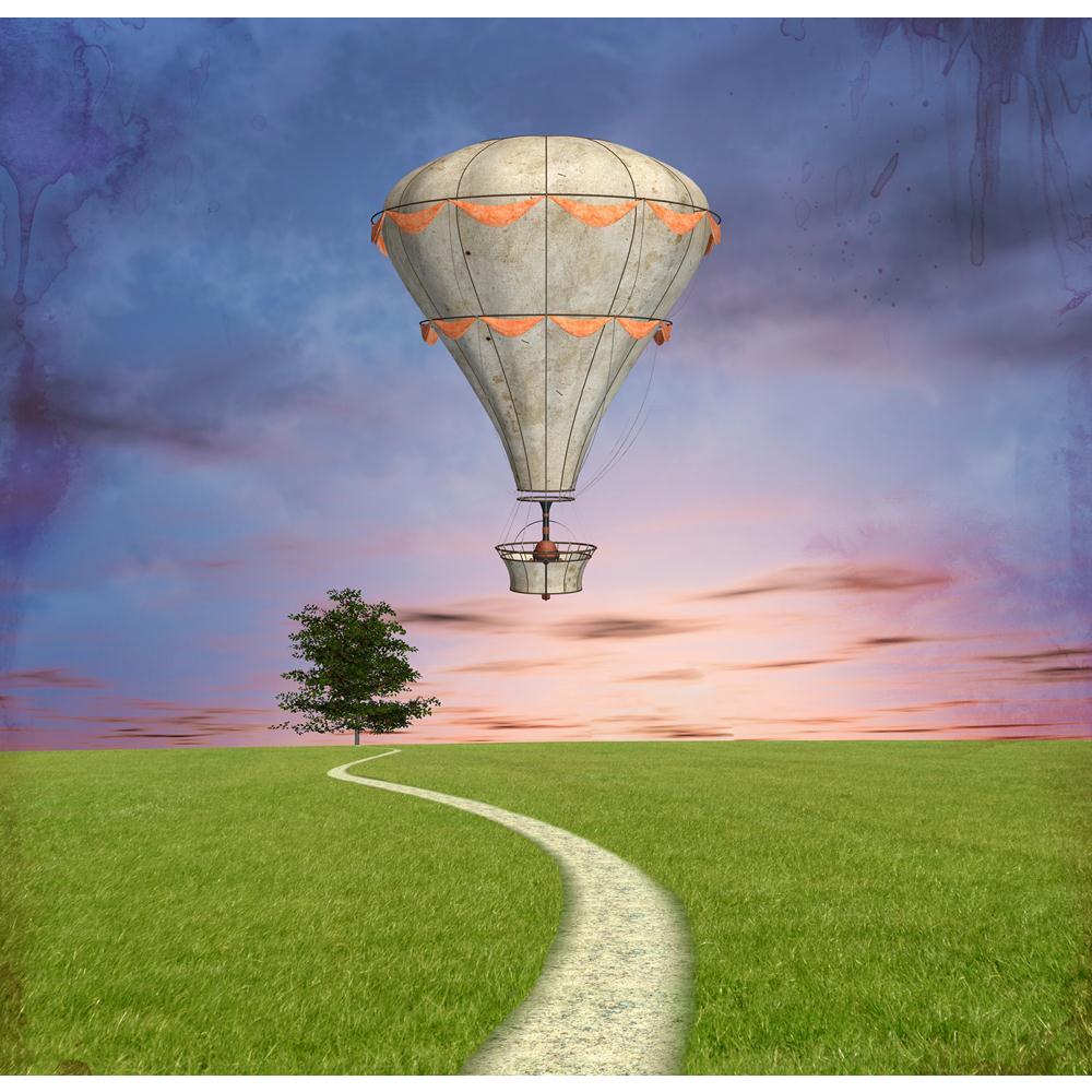 Hot Air Balloon Canvas Painting Synthetic Frame-Paintings MDF Framing-AFF_FR-IC 5002094 IC 5002094, Ancient, Automobiles, Historical, Illustrations, Landscapes, Medieval, Retro, Scenic, Sunrises, Sunsets, Transportation, Travel, Vehicles, Vintage, hot, air, balloon, canvas, painting, synthetic, frame, adventure, aerial, clouds, fly, foot, print, footpath, grass, illustration, isolated, tree, landscape, meadow, old, outdoor, scenery, sky, spots, stains, steam, punk, sunrise, sunset, view, artzfolio, wall dec