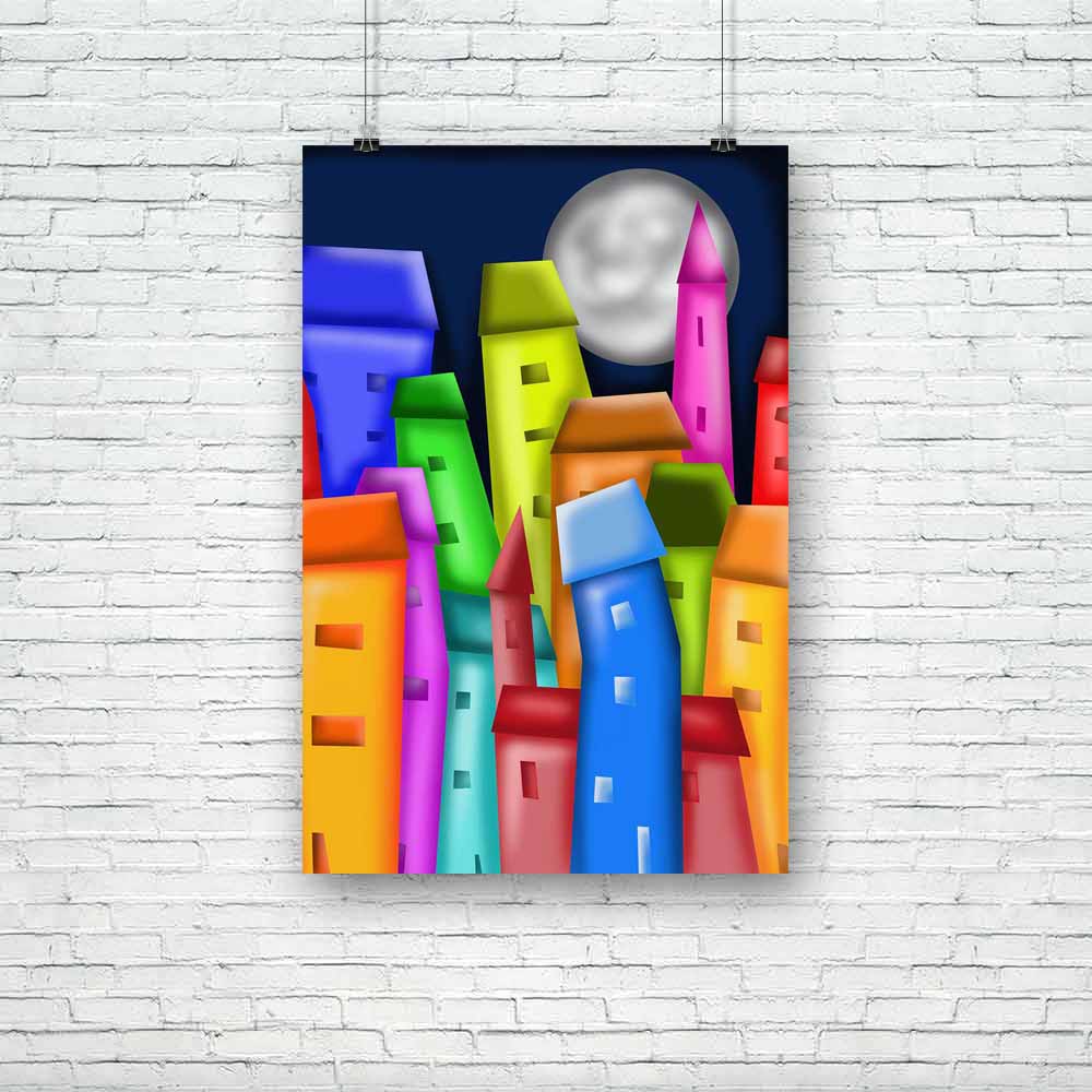 Colorful Houses D1 Unframed Paper Poster-Paper Posters Unframed-POS_UN-IC 5002095 IC 5002095, Abstract Expressionism, Abstracts, Semi Abstract, colorful, houses, d1, unframed, paper, poster, abstract, background, artzfolio, posters, wall posters, posters for room, posters for room decoration, office poster, door poster, baby poster, motivational posters, posters for room boys, quotes, poster for wall decoration, friends poster, abstract paintings for living room, inspirational posters, room posters, wall po
