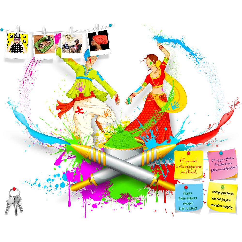 ArtzFolio Couple Playing Holi Printed Bulletin Board Notice Pin Board Soft Board | Frameless-Bulletin Boards Frameless-AZSAO18089732BLB_FL_L-Image Code 5002096 Vishnu Image Folio Pvt Ltd, IC 5002096, ArtzFolio, Bulletin Boards Frameless, Traditional, Digital Art, couple, playing, holi, printed, bulletin, board, notice, pin, soft, frameless, illustration, color, pichkari, pin up board, push pin board, extra large cork board, big pin board, notice board, small bulletin board, cork board, wall notice board, gi
