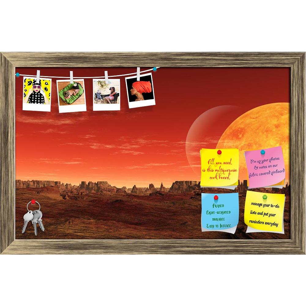 ArtzFolio Alien Planet Printed Bulletin Board Notice Pin Board Soft Board | Framed-Bulletin Boards Framed-AZSAO18233103BLB_FR_L-Image Code 5002120 Vishnu Image Folio Pvt Ltd, IC 5002120, ArtzFolio, Bulletin Boards Framed, Landscapes, Digital Art, alien, planet, printed, bulletin, board, notice, pin, soft, framed, pin up board, push pin board, extra large cork board, big pin board, notice board, small bulletin board, cork board, wall notice board, giant cork board, bulletin board, office notice board, office