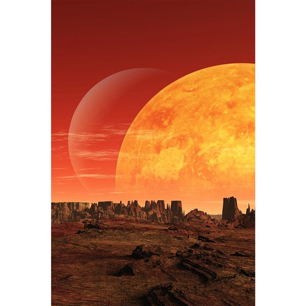 Alien Planet Unframed Paper Poster-Paper Posters Unframed-POS_UN-IC 5002120 IC 5002120, Astronomy, Cosmology, Fantasy, Illustrations, Landscapes, Mountains, Nature, Scenic, Science Fiction, Space, alien, planet, unframed, paper, wall, poster, atmosphere, background, bizarre, clouds, environment, fiction, futuristic, heaven, illusion, illustrated, illustration, landscape, lunar, moon, mountain, mystery, outdoor, red, rock, science, sky, view, wallpaper, world, artzfolio, posters, wall posters, posters for ro