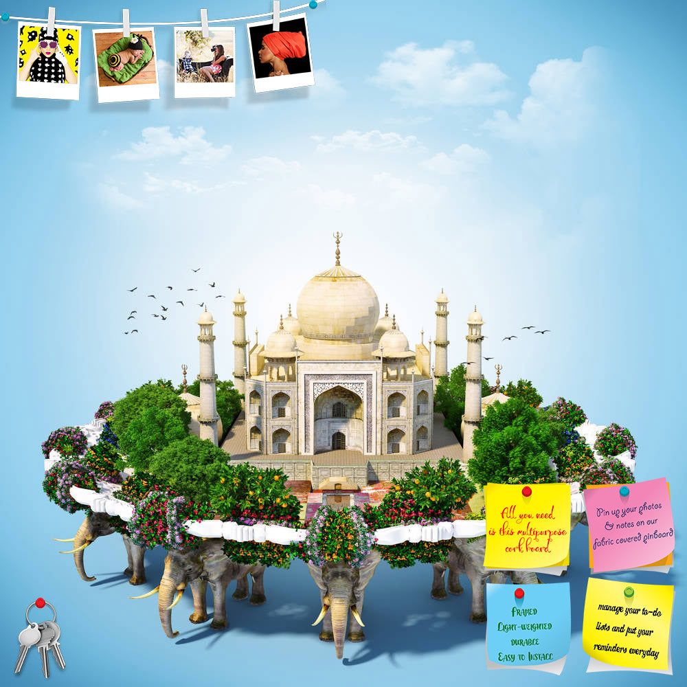 ArtzFolio Taj Mahal Surrounded By Flowers & Trees Printed Bulletin Board Notice Pin Board Soft Board | Frameless-Bulletin Boards Frameless-AZSAO18238465BLB_FL_L-Image Code 5002121 Vishnu Image Folio Pvt Ltd, IC 5002121, ArtzFolio, Bulletin Boards Frameless, Places, Digital Art, taj, mahal, surrounded, by, flowers, trees, printed, bulletin, board, notice, pin, soft, frameless, traveling, pin up board, push pin board, extra large cork board, big pin board, notice board, small bulletin board, cork board, wall 