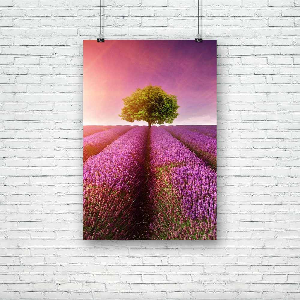 Landscape With Tree Unframed Paper Poster-Paper Posters Unframed-POS_UN-IC 5002129 IC 5002129, Landscapes, Nature, Scenic, Sunsets, landscape, with, tree, unframed, paper, poster, lavender, field, essential, oil, fields, violet, aromatherapy, beautiful, beauty, clouds, color, colorful, crop, dusk, evening, golden, growth, harvest, herbaceous, lines, mauve, natural, perennial, purple, shrub, sky, summer, sun, beams, rays, sunbeams, sunburst, sundown, sunlight, sunny, sunrays, sunset, vibrant, vivid, artzfoli