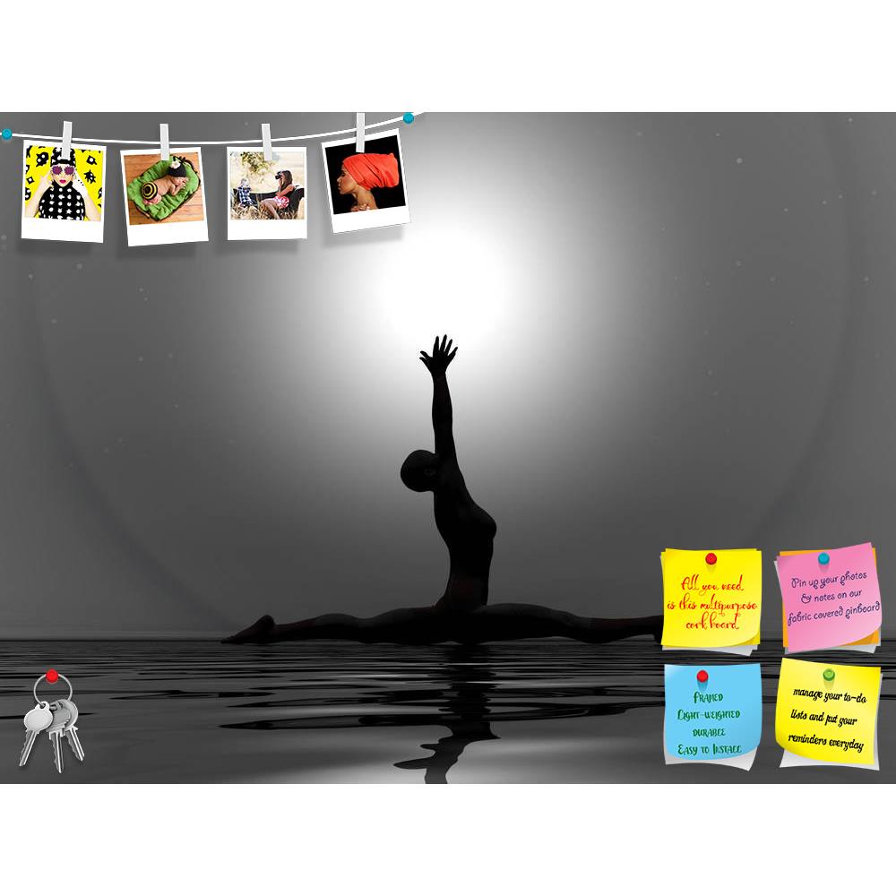 ArtzFolio Woman Practicing Yoga Printed Bulletin Board Notice Pin Board Soft Board | Frameless-Bulletin Boards Frameless-AZSAO18303353BLB_FL_L-Image Code 5002132 Vishnu Image Folio Pvt Ltd, IC 5002132, ArtzFolio, Bulletin Boards Frameless, Traditional, Digital Art, woman, practicing, yoga, printed, bulletin, board, notice, pin, soft, frameless, light, dark, night, pin up board, push pin board, extra large cork board, big pin board, notice board, small bulletin board, cork board, wall notice board, giant cor