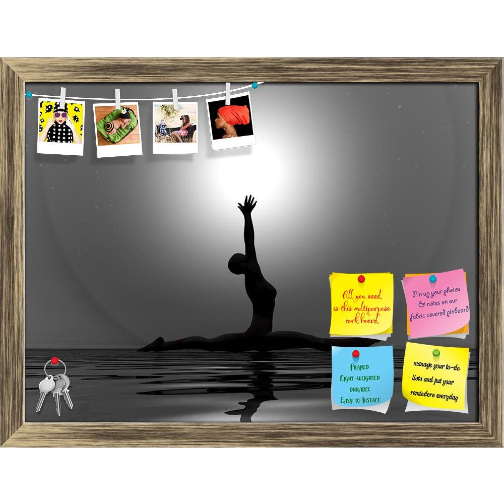 ArtzFolio Woman Practicing Yoga Printed Bulletin Board Notice Pin Board Soft Board | Framed-Bulletin Boards Framed-AZSAO18303353BLB_FR_L-Image Code 5002132 Vishnu Image Folio Pvt Ltd, IC 5002132, ArtzFolio, Bulletin Boards Framed, Traditional, Digital Art, woman, practicing, yoga, printed, bulletin, board, notice, pin, soft, framed, light, dark, night, pin up board, push pin board, extra large cork board, big pin board, notice board, small bulletin board, cork board, wall notice board, giant cork board, bul