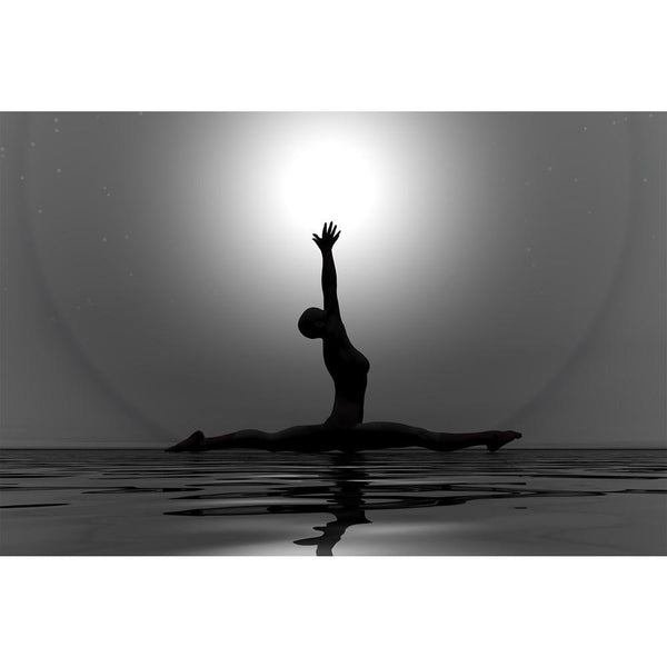 Woman Practicing Yoga D1 Unframed Paper Poster-Paper Posters Unframed-POS_UN-IC 5002132 IC 5002132, Adult, Black, Black and White, Health, Hobbies, Illustrations, Nature, People, Scenic, Sports, woman, practicing, yoga, d1, unframed, paper, wall, poster, pilates, asana, background, balance, beauty, body, concentration, dark, energy, exercise, fitness, full, gym, harmony, healthy, hobby, illustration, lifestyle, light, meditation, moon, moonlight, night, outline, peace, person, posing, practice, recreation, 