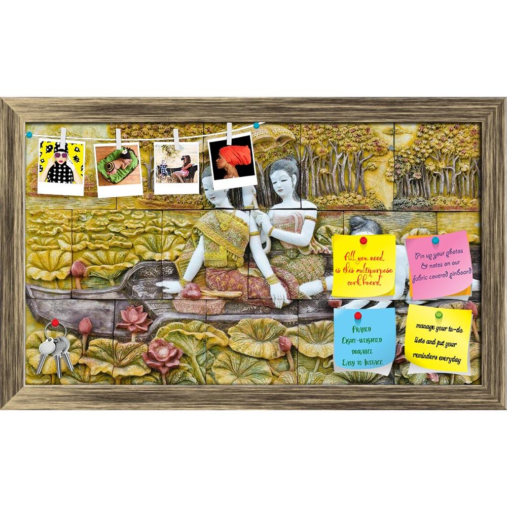 ArtzFolio Thai Style Art D3 Printed Bulletin Board Notice Pin Board Soft Board | Framed-Bulletin Boards Framed-AZSAO18446919BLB_FR_L-Image Code 5002147 Vishnu Image Folio Pvt Ltd, IC 5002147, ArtzFolio, Bulletin Boards Framed, Historical, Places, Vintage, Photography, thai, style, art, d3, printed, bulletin, board, notice, pin, soft, framed, culture, stone, carving, temple, wall, pin up board, push pin board, extra large cork board, big pin board, notice board, small bulletin board, cork board, wall notice 