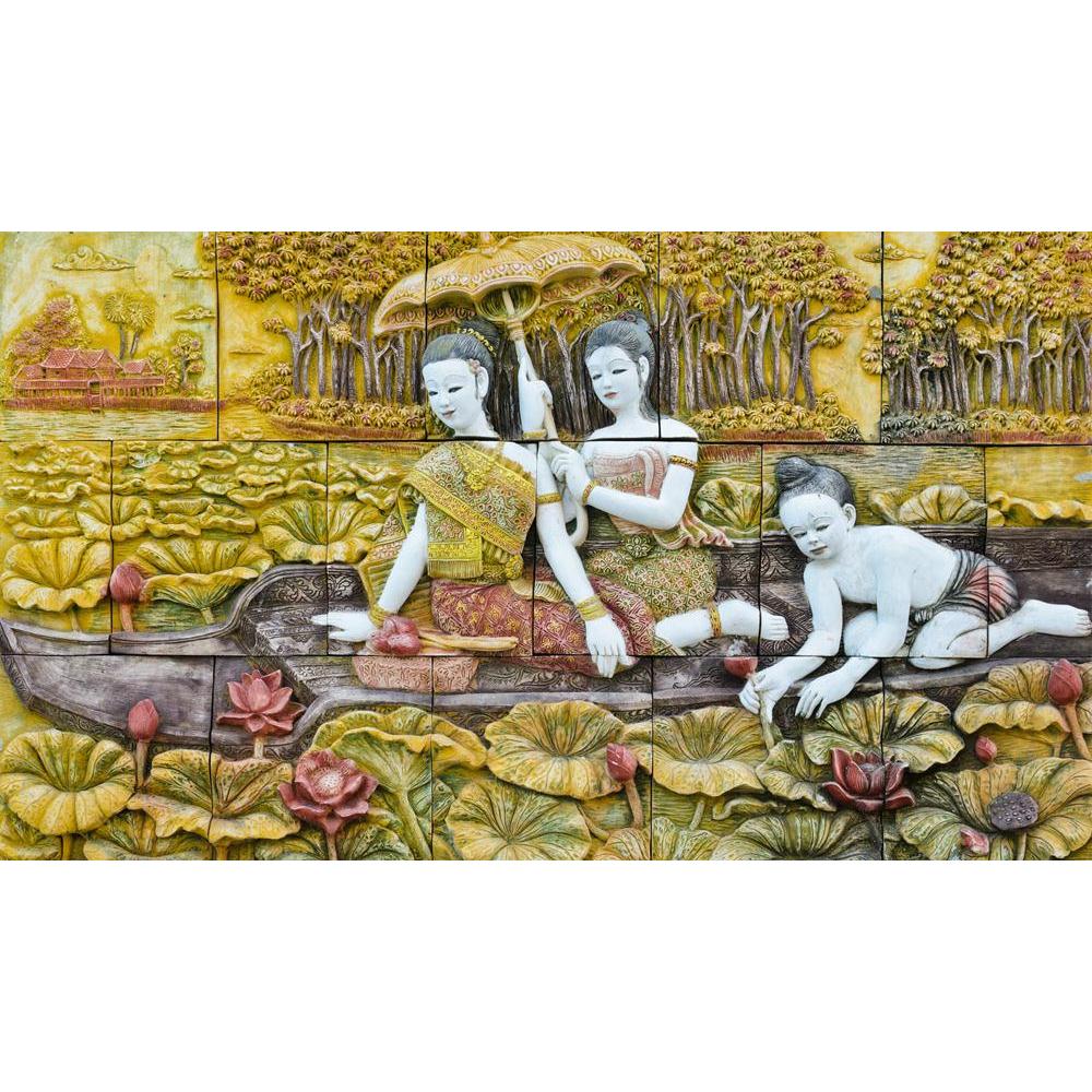 Thai Style Art Canvas Painting Synthetic Frame-Paintings MDF Framing-AFF_FR-IC 5002147 IC 5002147, Ancient, Art and Paintings, Asian, Boats, Countries, Culture, Ethnic, Historical, Marble and Stone, Medieval, Nautical, Paintings, Patterns, Signs, Signs and Symbols, Traditional, Tribal, Vintage, World Culture, thai, style, art, canvas, painting, synthetic, frame, thailand, asia, background, boat, carving, cast, cement, country, countryside, craft, decor, decoration, design, handmade, lotus, native, oriental,