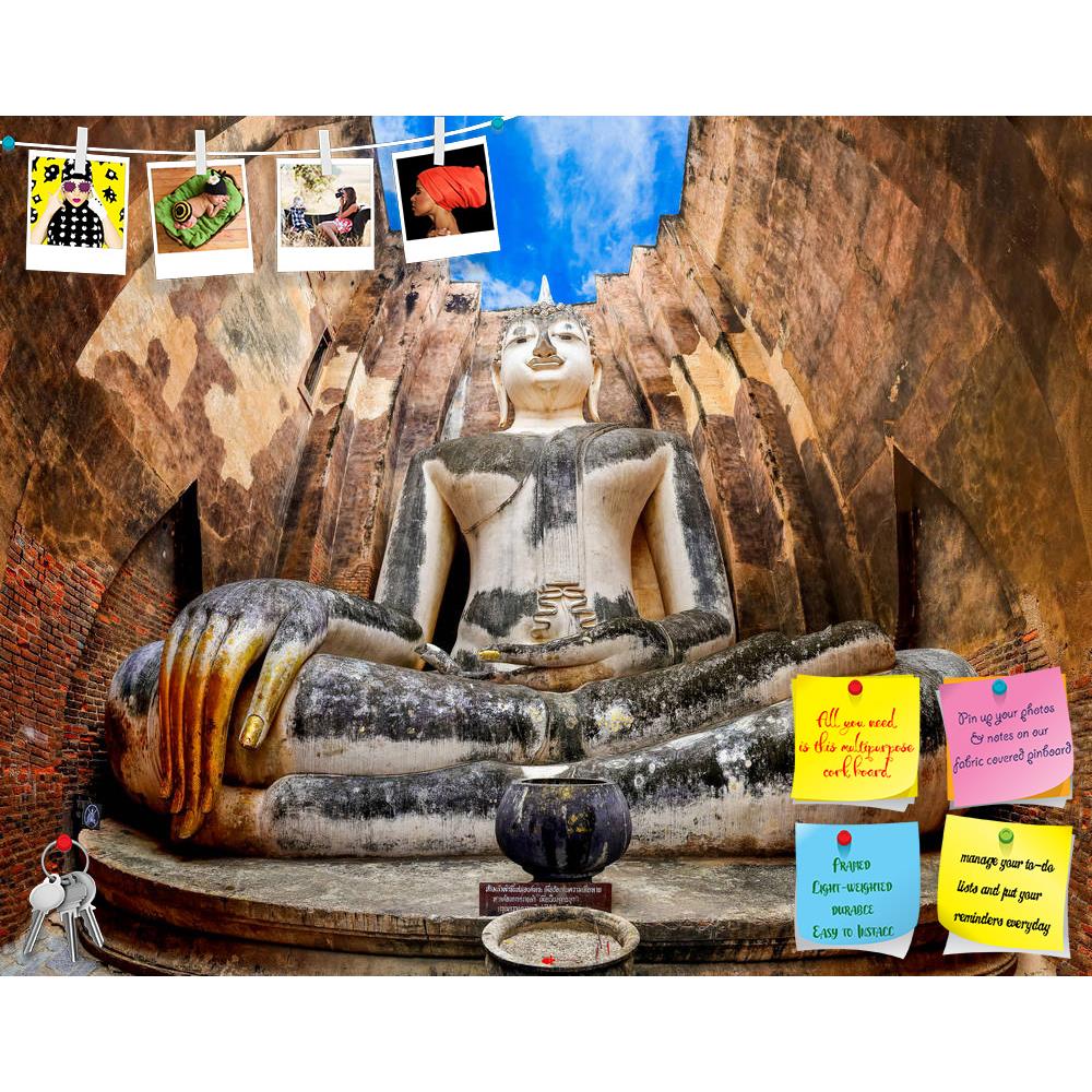 ArtzFolio Lord Buddha in Wat Si Chum Temple in Thailand Printed Bulletin Board Notice Pin Board Soft Board | Frameless-Bulletin Boards Frameless-AZSAO18467539BLB_FL_L-Image Code 5002152 Vishnu Image Folio Pvt Ltd, IC 5002152, ArtzFolio, Bulletin Boards Frameless, Places, Religious, Photography, lord, buddha, in, wat, si, chum, temple, thailand, printed, bulletin, board, notice, pin, soft, frameless, large, sitting, budha, sukhothai, pin up board, push pin board, extra large cork board, big pin board, notice